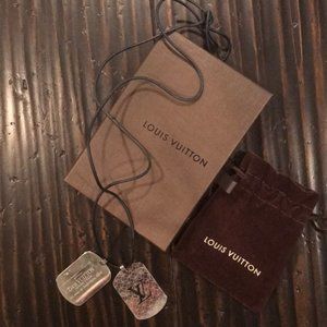 LOUIS VUITTON DOG TAG NECKLACE!!!!! Authentic